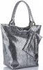 Kožené kabelka shopper bag Vittoria Gotti iron V6141